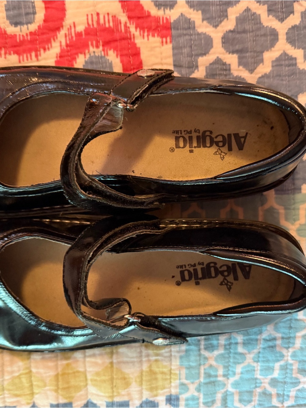 Alegria Black womens Mary Jane Shoes - Classic Comfort